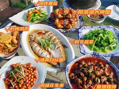 -七的湖·晚芳亭·阳澄湖农家菜·大闸蟹(莲花岛店)