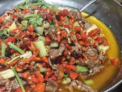 小炒黄牛肉-灶东家民间菜(回兴店)