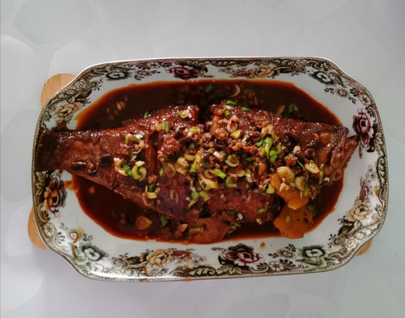 干烧龙胆石斑鱼