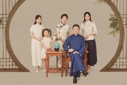 -时光纪亲子全家福照相馆(静安店母女写真父母纪念照)