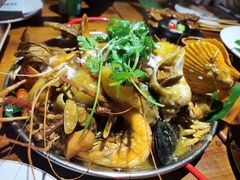 手抓海鲜黄咖喱味-仓库南洋海鲜小排档(柳河路店)