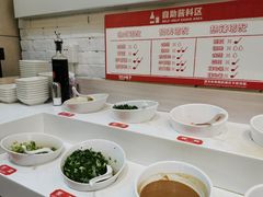 自助调料区-为什么牛潮汕牛肉火锅(万胜广场店)