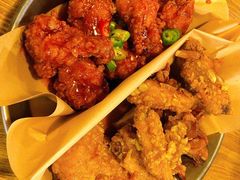 炸鸡翅一半一半-富乐满韩国正宗炸鸡韩国料理(虹泉路店)