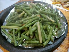 虾酱啫豆角-梓程海鲜大酒家