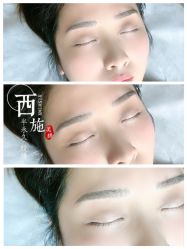 -西施无菌半永久纹绣眉眼影唇轻增发纹发际线