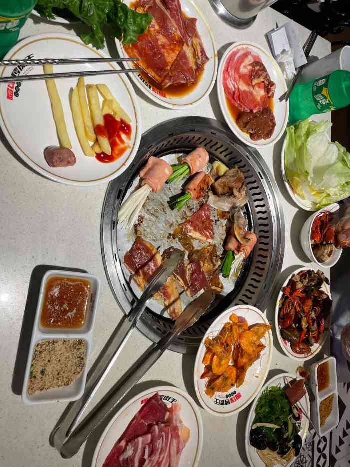 福缘烤肉王自助(勒泰店)-"还可以吧,人挺多的,感觉不如以前啦.