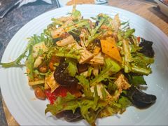 韩式拌花菜-正苑26年海鲜烤肉•牛尾汤汤饭(东港店)