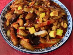 鱼香茄子-北大地皖峰饭馆