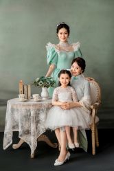-时光纪亲子全家福照相馆(静安店母女写真父母纪念照)