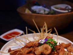 脆皮醋肉拼云吞-肴约·花园式餐厅(湖里店)