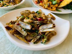 辣炒蛏子-东海酒店