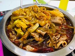 -老红桥炸灌肠牛肚锅烧烤(定福庄店)