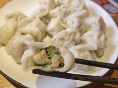 韭菜鸡蛋猪肉虾仁水饺-伊喜饺子·烤鸭(五道口学院路店)