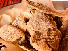 炸鱼皮-沙胆彪炭炉牛杂煲(成都玉林店)