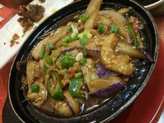 鱼香茄子煲-化州大众美食城(宝安老牌店)