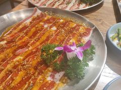 -明洞阿姨·韩式酱蟹烤肉·创意料理(三元桥店)