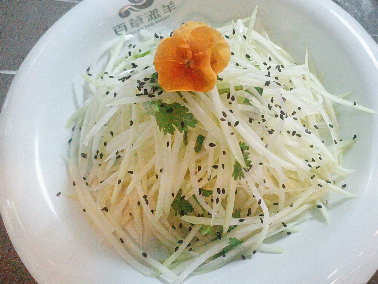 木瓜丝,清脆爽口