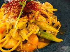 鲜茄茸大虾配马斯卡朋意大利面-BE BRIGHT KITCHEN(正佳广场店)