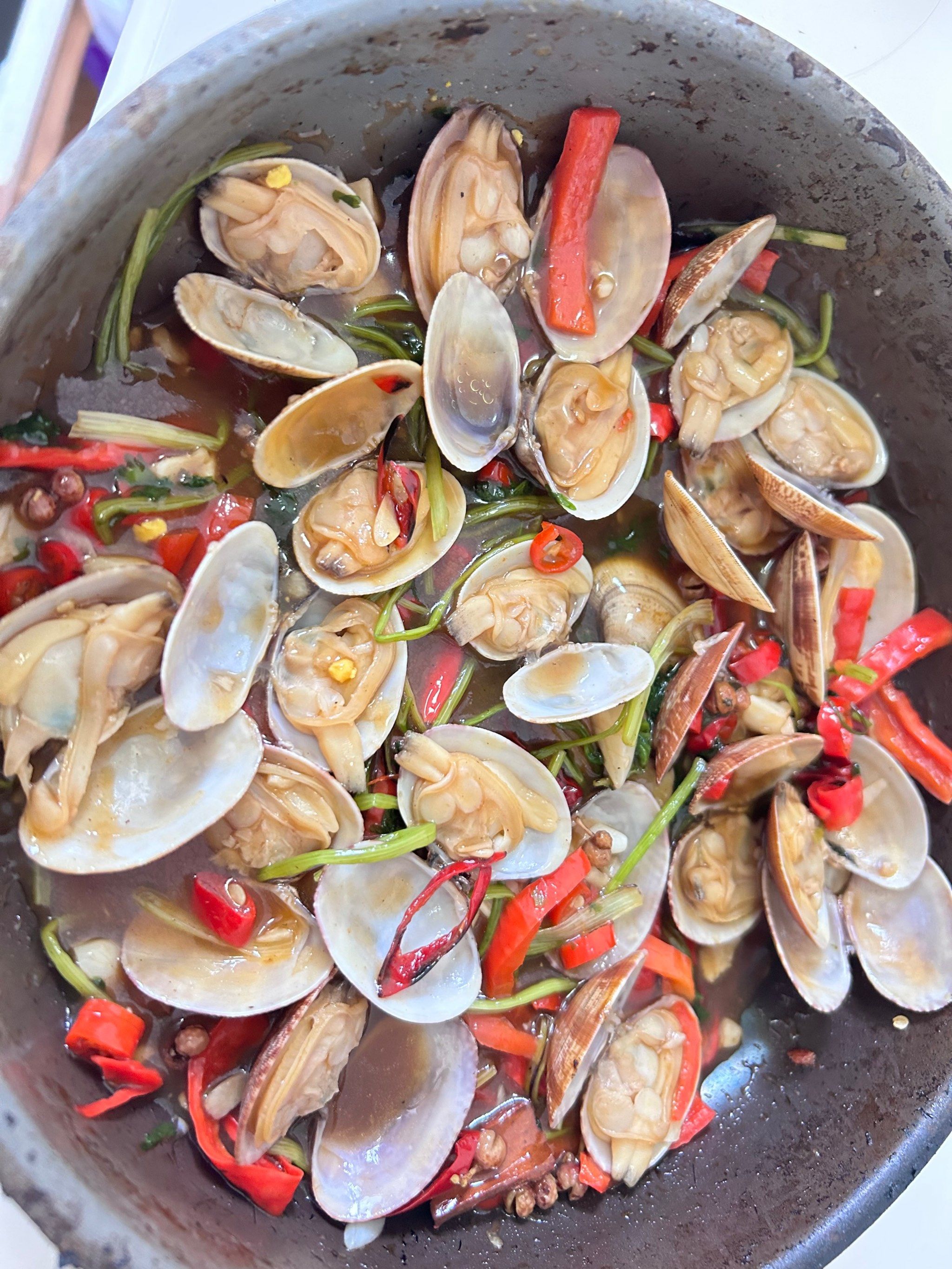 辣炒蛤蜊