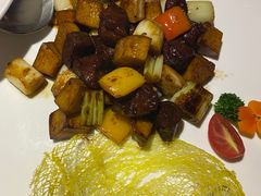 杏鲍菇炒牛柳粒-江南赋(内蒙古大厦店)