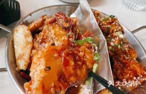 Garlic Fruit Sauce Double Dip Fried Chicken
