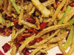 干煸茶树菇-迎宾大酒店(东北大马路店)