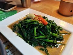 秘制虾酱炒空心菜-帕蓝·暹罗料理(曲阳店)