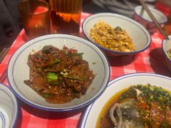 油爆土猪肝-荆九爷爆炒桥头三嫩(浙大店)