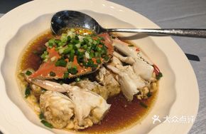 Scallion Oil White Crab