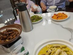 -阿峰饭店·本地土菜馆·农家土鸡煲·一品神仙鸡(报福店)
