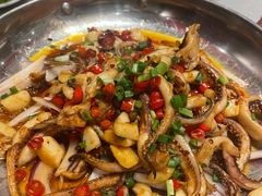 平锅鱿鱼须-聚味瞿记·龙虾堂(天元店)