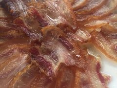 干煎腊肉25元-抚仙湖样样好生态农庄