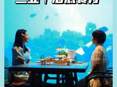 -海棠湾洲际-涛·海底餐厅·美人鱼·自助餐·海底隧道