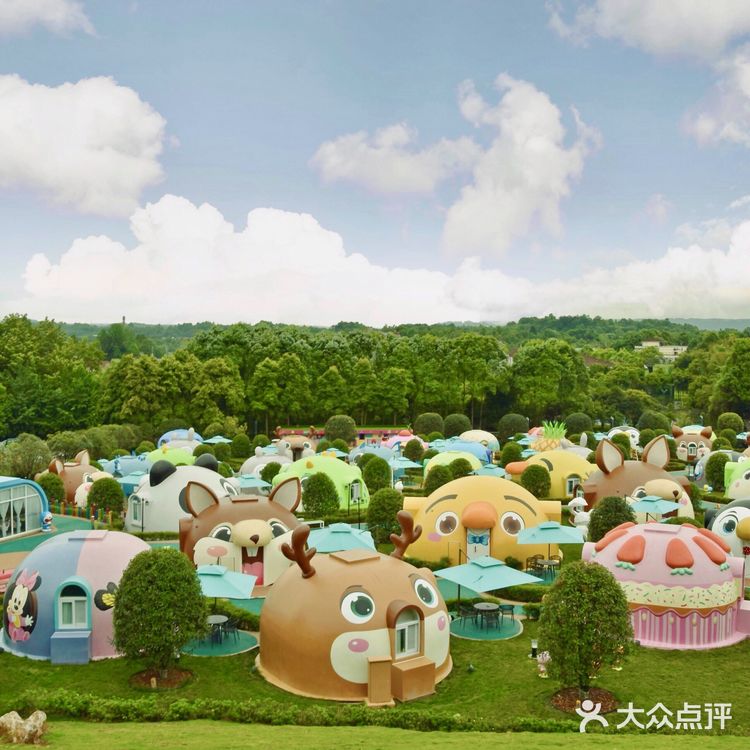 成都周边亲子游｜萌到想尖叫的卡通童话村