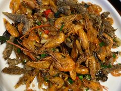 韭菜炒小河虾-唐师傅湘西名菜馆(武陵路店)
