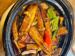 黑椒牛肉茄子-玥记茶餐厅(十字门华发商都一期绸带店)