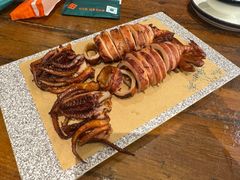 炭烤鱿鱼-九號院子海鲜烧烤