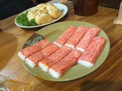 招牌生吃蟹肉-东镇老火锅(长春路首店)