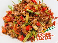 小炒黄牛肉-剁椒入味(黄土岭店)