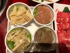 绿毛肚、鸭肠、百叶、黄喉-山城辣妹子(定福庄店)
