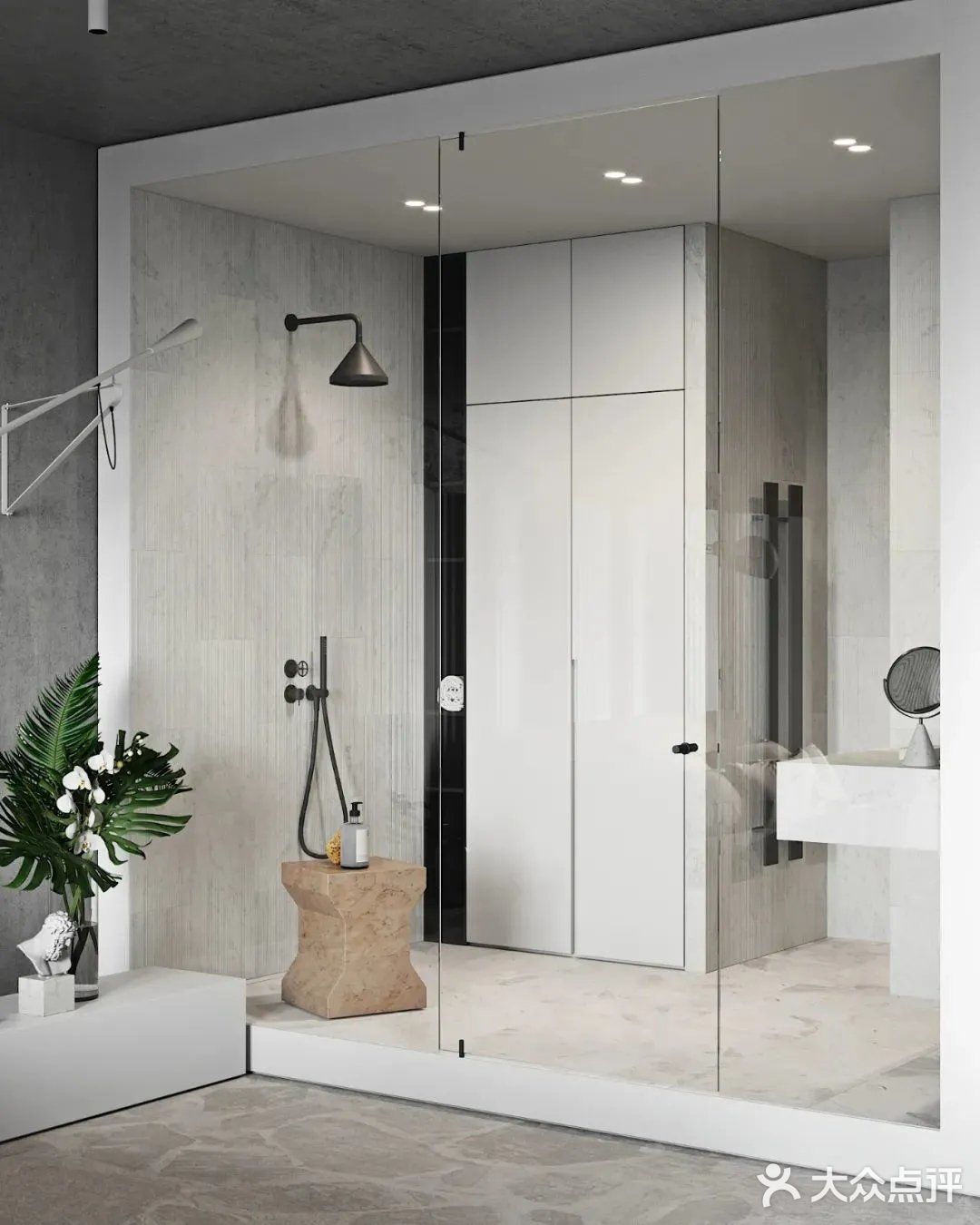 水泥灰+原木,打造自然现代风