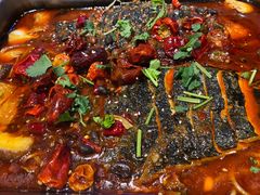 麻辣素烤鱼-朵朵开素食餐厅(后宰门街店)