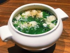 鲜嫩黄花鱼丸汤-将相和·海鲜蒸饺大连菜