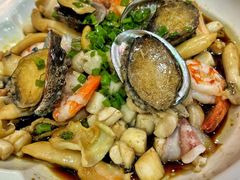 葱油一片海-良师门滨海人家·海鲜·家常菜(滨海城店)