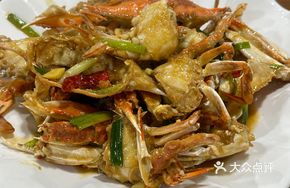 Ginger and Scallion Stir-fried Crab