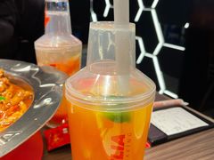 青柠冰桔茶-胖哥俩肉蟹煲(杭州大厦中央广场店)