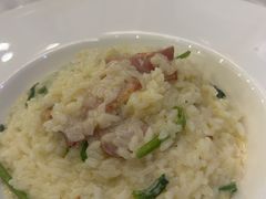 培根菠菜烩饭-爱茉莉意大利西餐厅