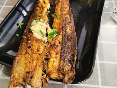 蒜蓉秋刀鱼-小七碳火烧烤(越溪店)