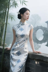 -禾米旗袍妈妈装礼服定制(嘉业国贸店)