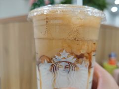 冰法式焦糖风味流动拿铁-星巴克(万都店)